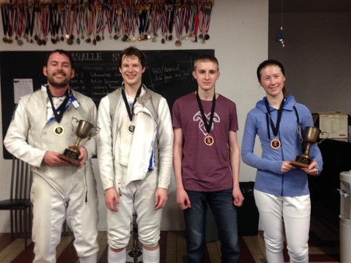 2013-LaSalle-Challenge-foil-medallists